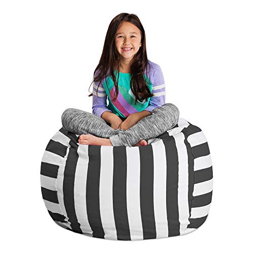 Canvas Stripes Gray and White