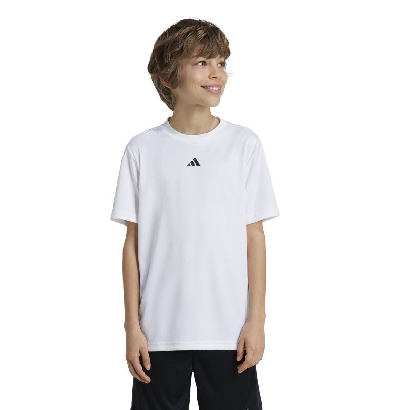 Adidas Boys' Essential Logo Training T-Shirt - Comfortable & Stylish Activewear for Kids' Sports & Casual Wear