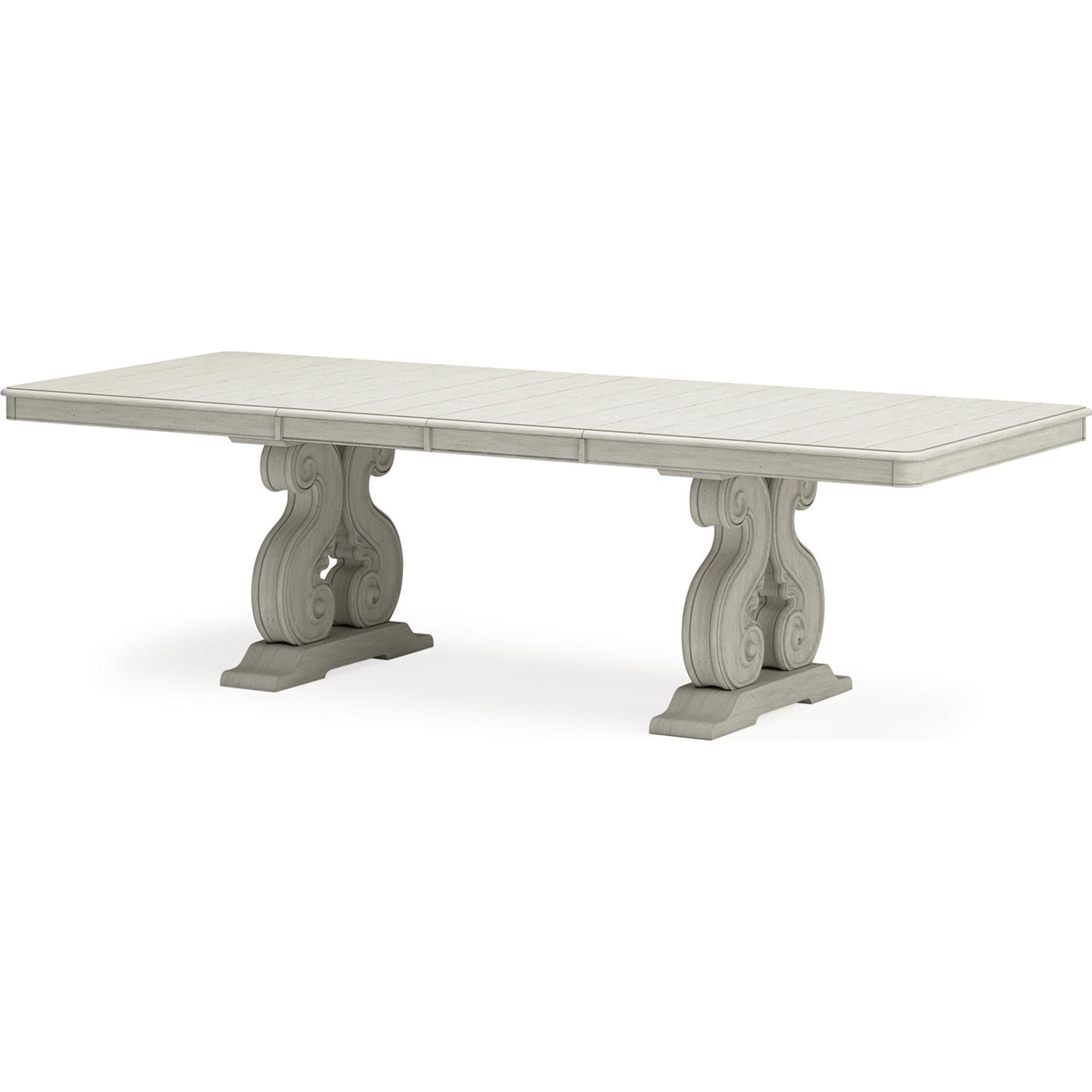 Arlendyne Extendable Dining Table - Antique White Finish (D980D4) | Perfect for Small Spaces, Dinner Parties & Family Gatherings