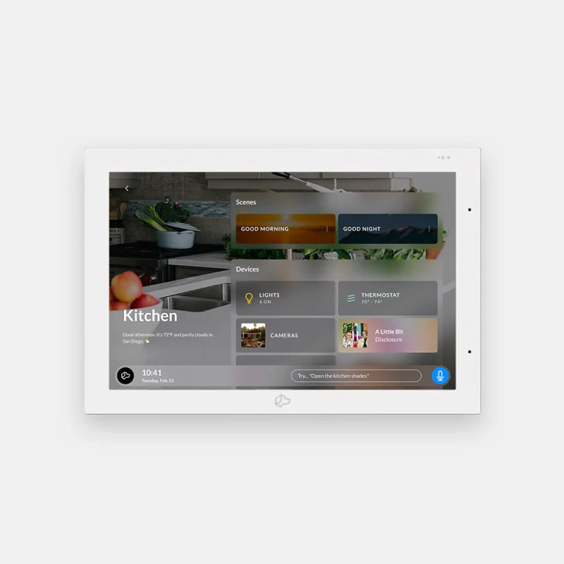 Josh.ai Smart Home Touchscreen Control Panel - Voice & Touch Automation for Lights, Music & Security | Perfect for Home Automation & Smart Living