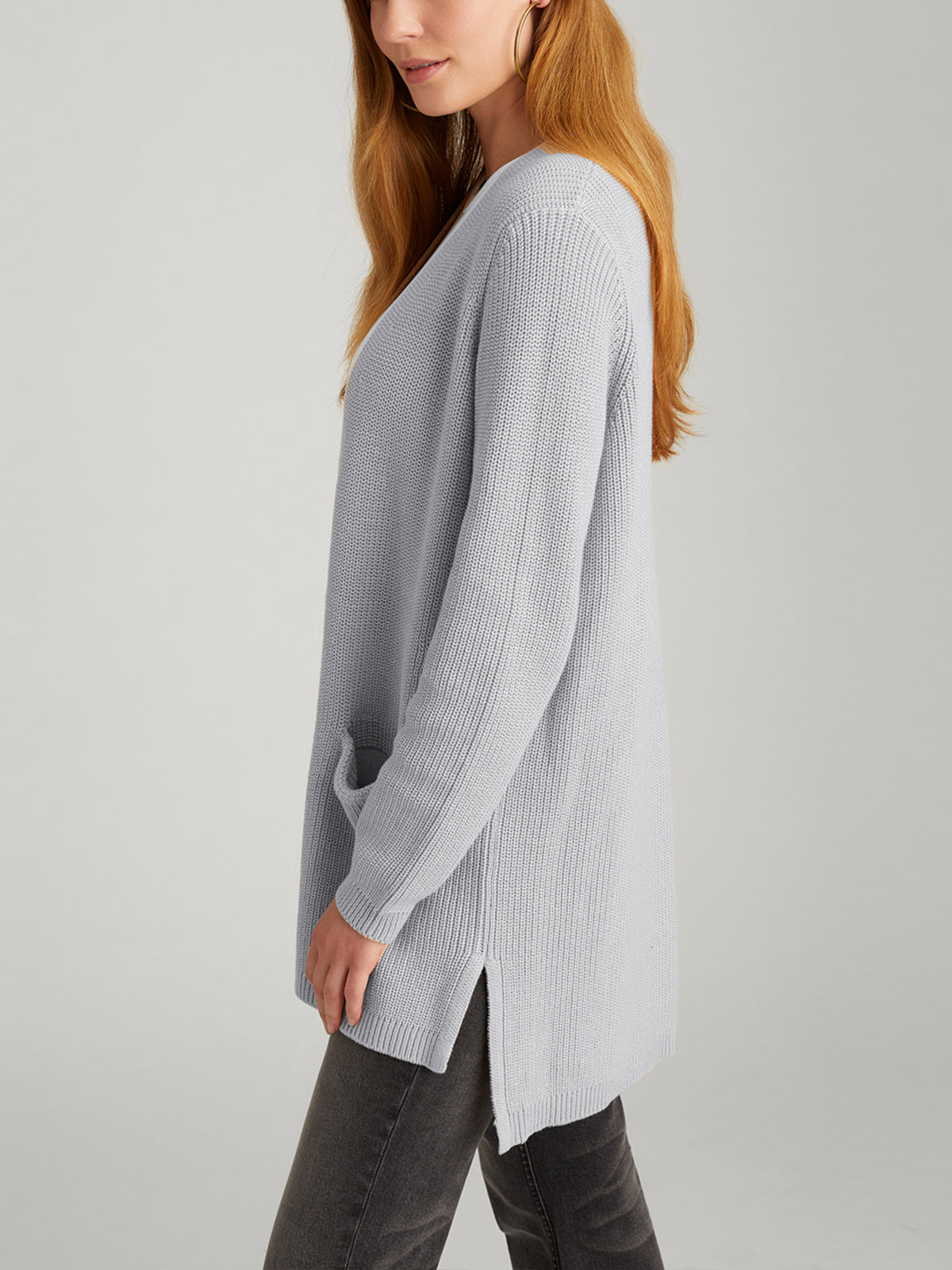 Emma Women's Shaker Stitch Open Front Cardigan - Soft Knit Lightweight Sweater for Fall & Winter - Perfect for Office, Casual Outfits and Layering