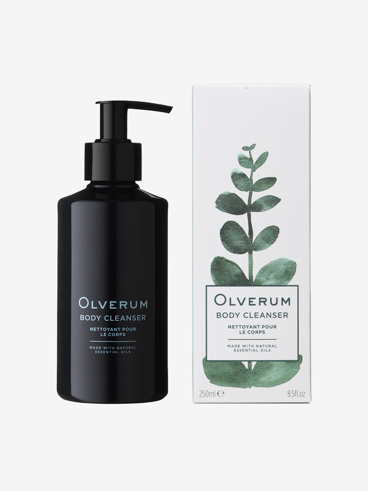 Olverum Body Cleanser - Natural Botanical Shower Gel for Sensitive Skin | Relaxing Aromatherapy Bath & Shower Experience | Perfect for Daily Use, Spa Days & Self-Care Rituals
