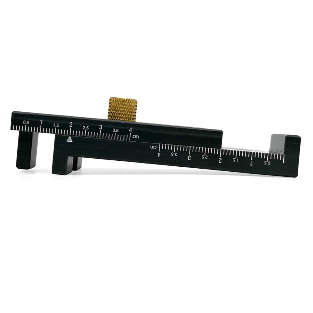 Digital Feeler Gauge Ruler - Precision Woodworking Saw Slot Adjuster & Seam Gap Measurement Tool for Carpentry & DIY Projects | Perfect for Table Saw Blade Alignment & Wood Joint Fitting