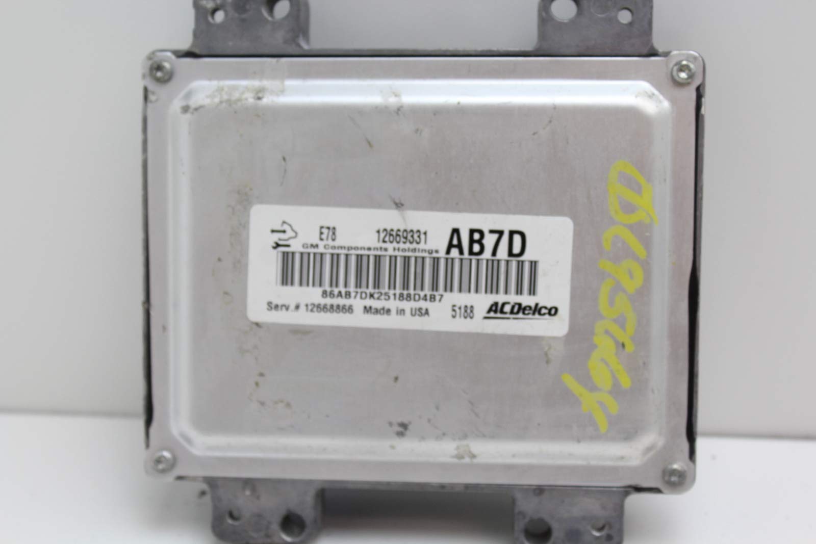 GMC Sierra 3500 Denali Engine Control Module ECM ECU EBX 12668866 - Compatible with 2016 Models, Perfect for Performance Tuning & Engine Repairs