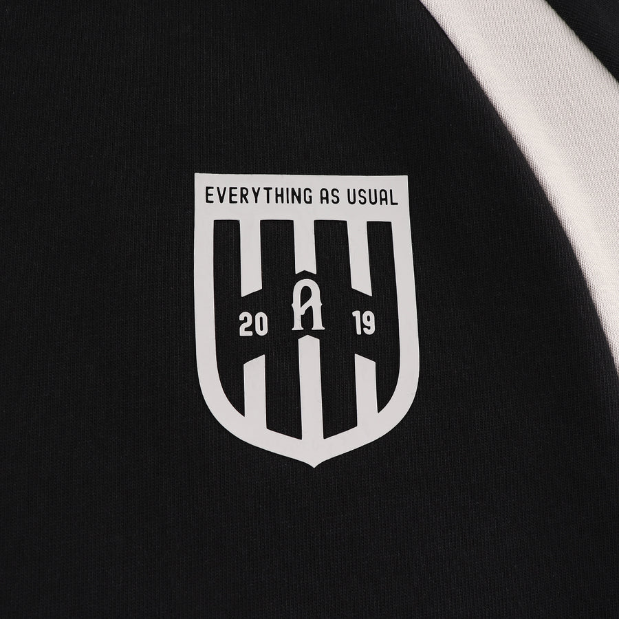 ASUSL Men's Football T-Shirt - Black Cotton Jersey Tee for Sports, Training, and Casual Wear