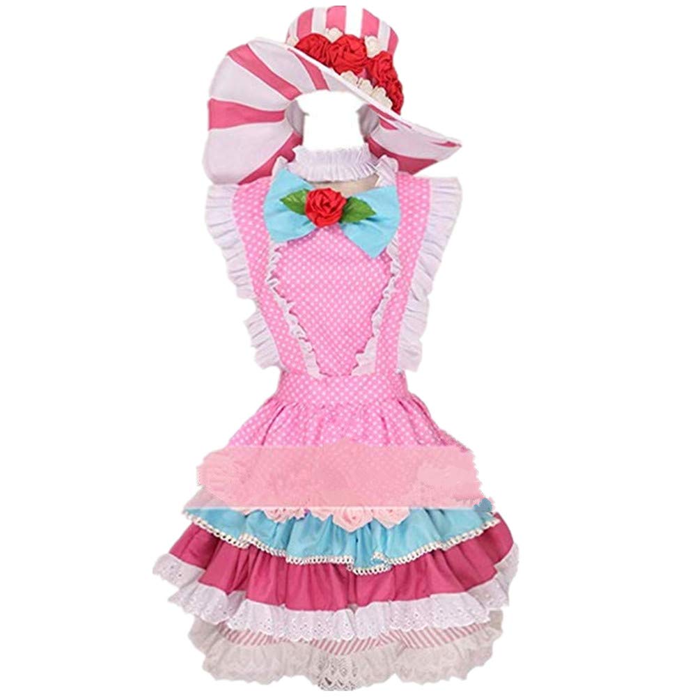 Fate/Grand Order Bathory Erzsebet Carmilla Cosplay Costume Set with Hat - Anime LARP Halloween Party Outfit for Women & Girls
