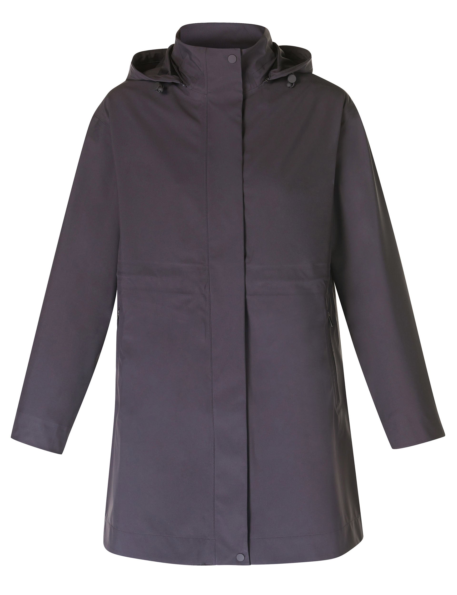 Waterproof Parka Jacket for Men & Women - Urban Grey Outdoor Raincoat for Hiking, Camping & Daily Wear