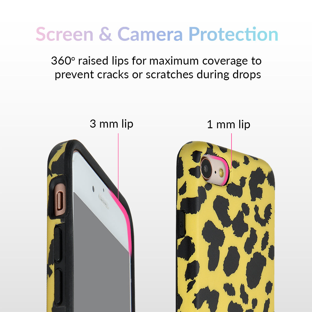 Golden Cheetah iPhone Case - Premium Protective Cover for iPhone 13/14/15 Pro Max - Stylish Animal Print Design - Perfect for Outdoor Adventures, Travel & Daily Use