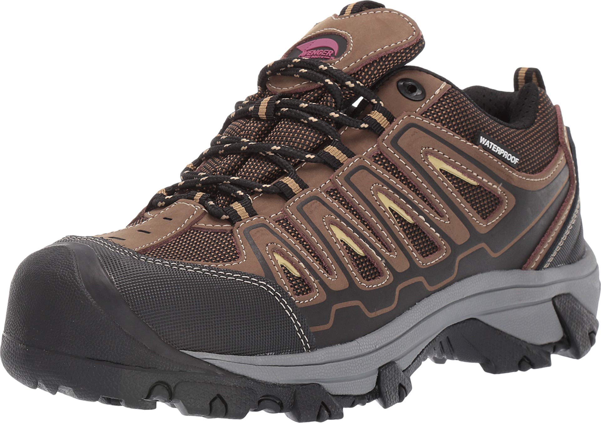 Avenger Women's Steel Toe Work Boots A7229 - Waterproof & Durable for Outdoor Jobs