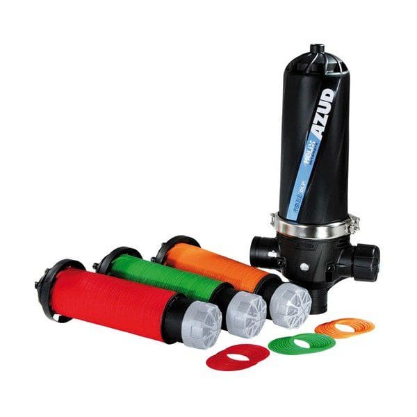 Azud Helix 50mm Super Manual Disc Filter with Centrifugal Technology | 1699cm² Filtration Area | Ideal for Drip Irrigation, Hydroponics & Water Treatment Systems