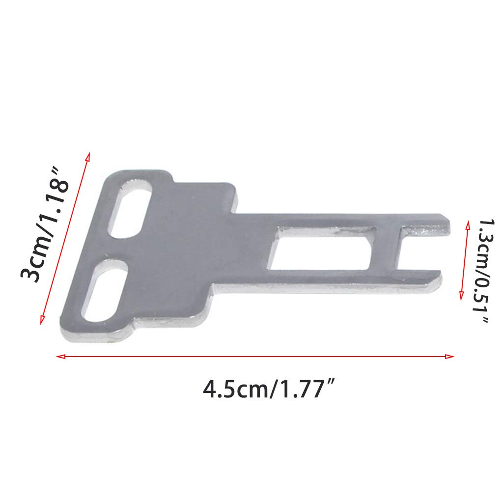 CZ-93-K1 Silver Direct Acting Mill 3D Printer Door Actuator for Key Guard Lock - Perfect for Workshop, Garage & Industrial Equipment Security
