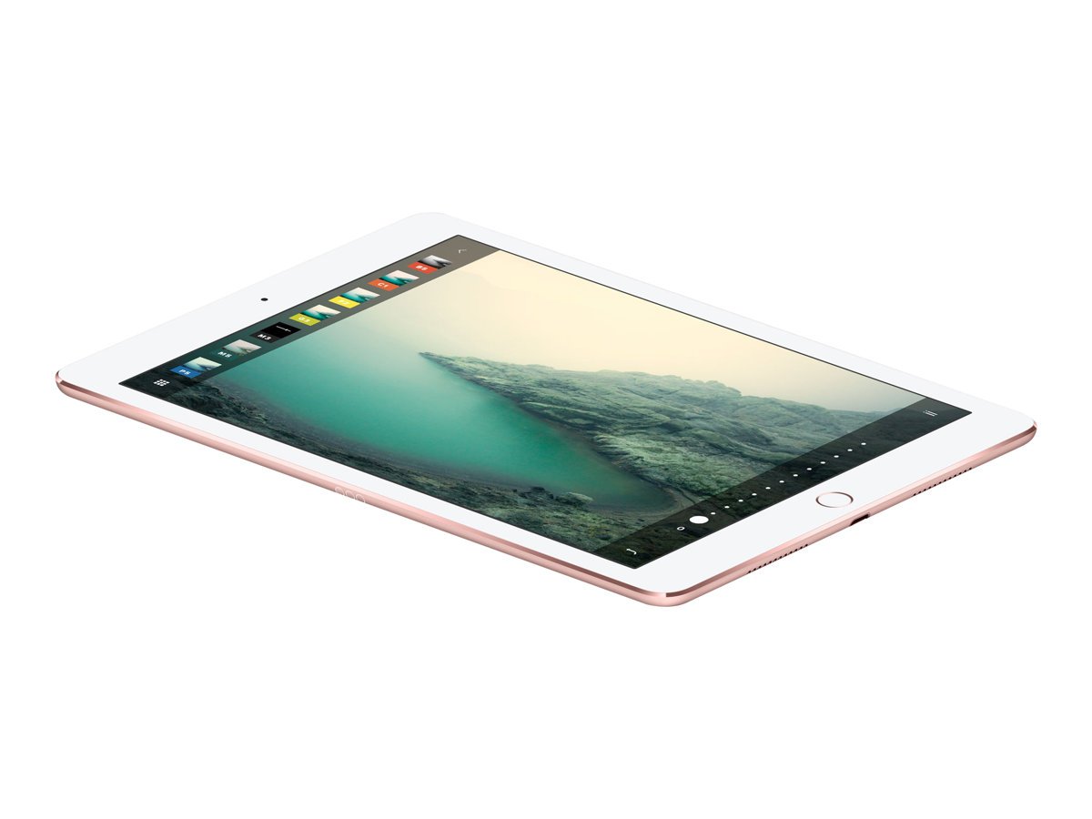 Refurbished Apple iPad Pro 9.7-inch (256GB, LTE, Wi-Fi + Cellular) - Rose Gold | Premium Tablet for Work, Study & Entertainment