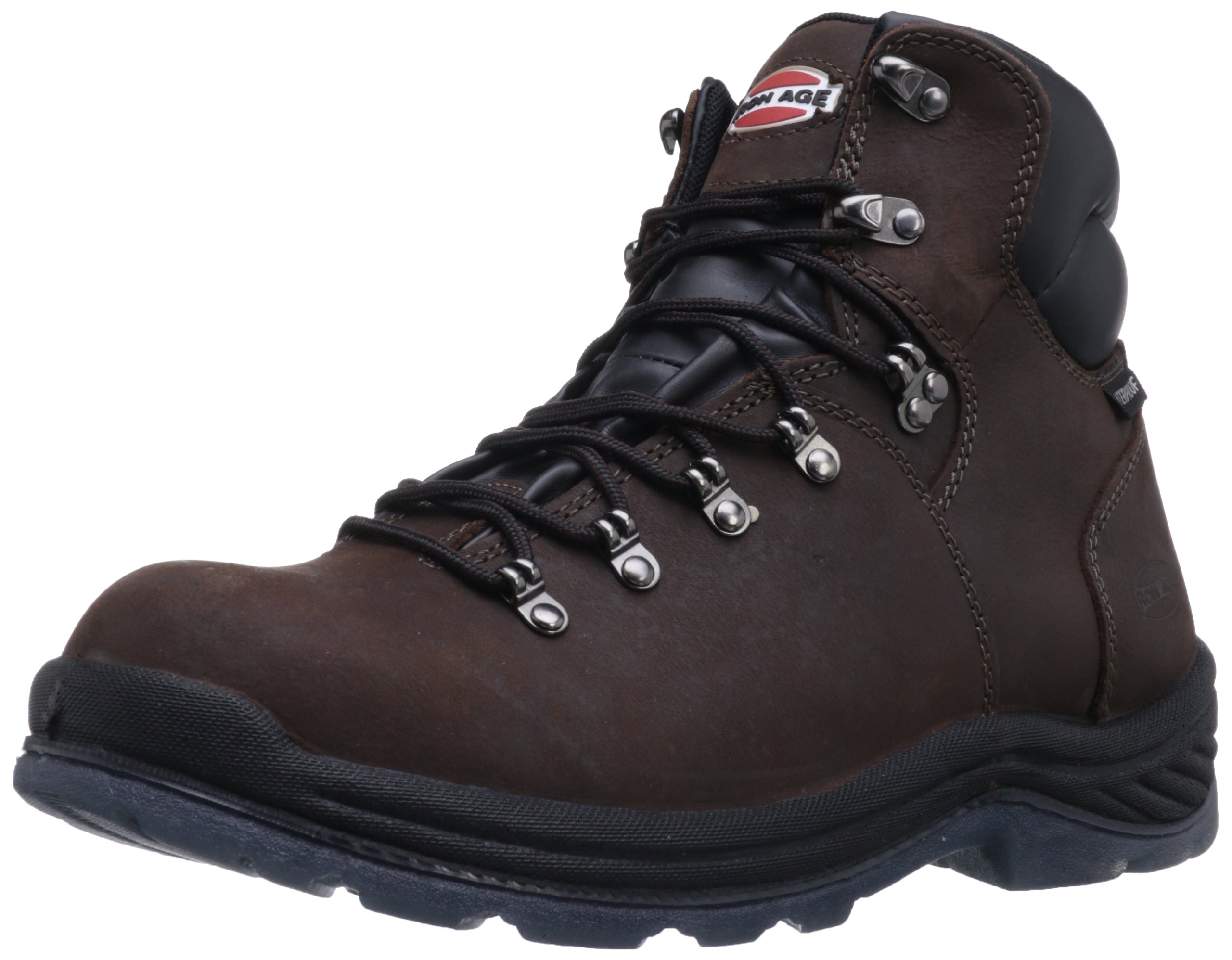 Iron Age Men's Tiller IA0162 Work Boot - Steel Toe, Slip Resistant, Waterproof Safety Shoes for Construction, Warehouse & Outdoor Work