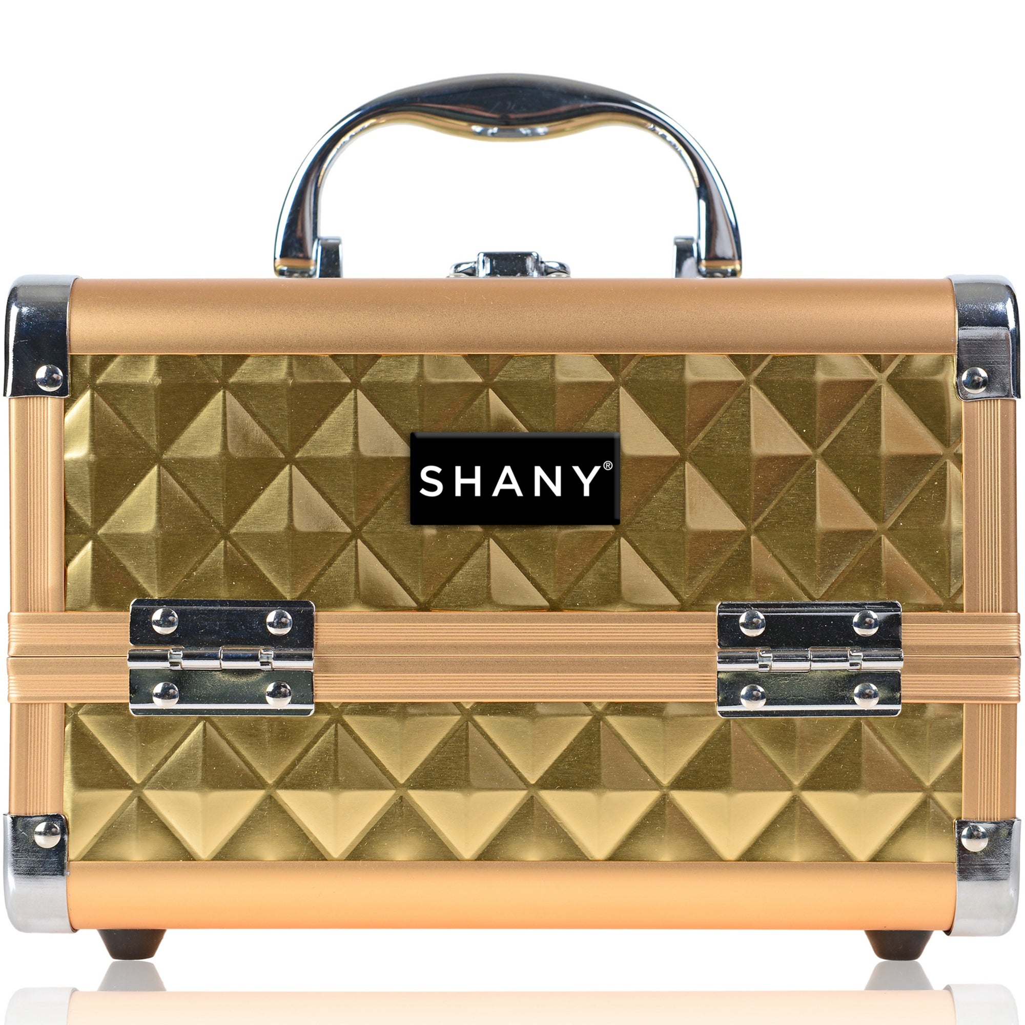 Professional Makeup Train Case with Mirror - Portable Cosmetic Organizer for Makeup Artists & Travel - Perfect for Salon, Home, and On-the-Go Beauty Needs