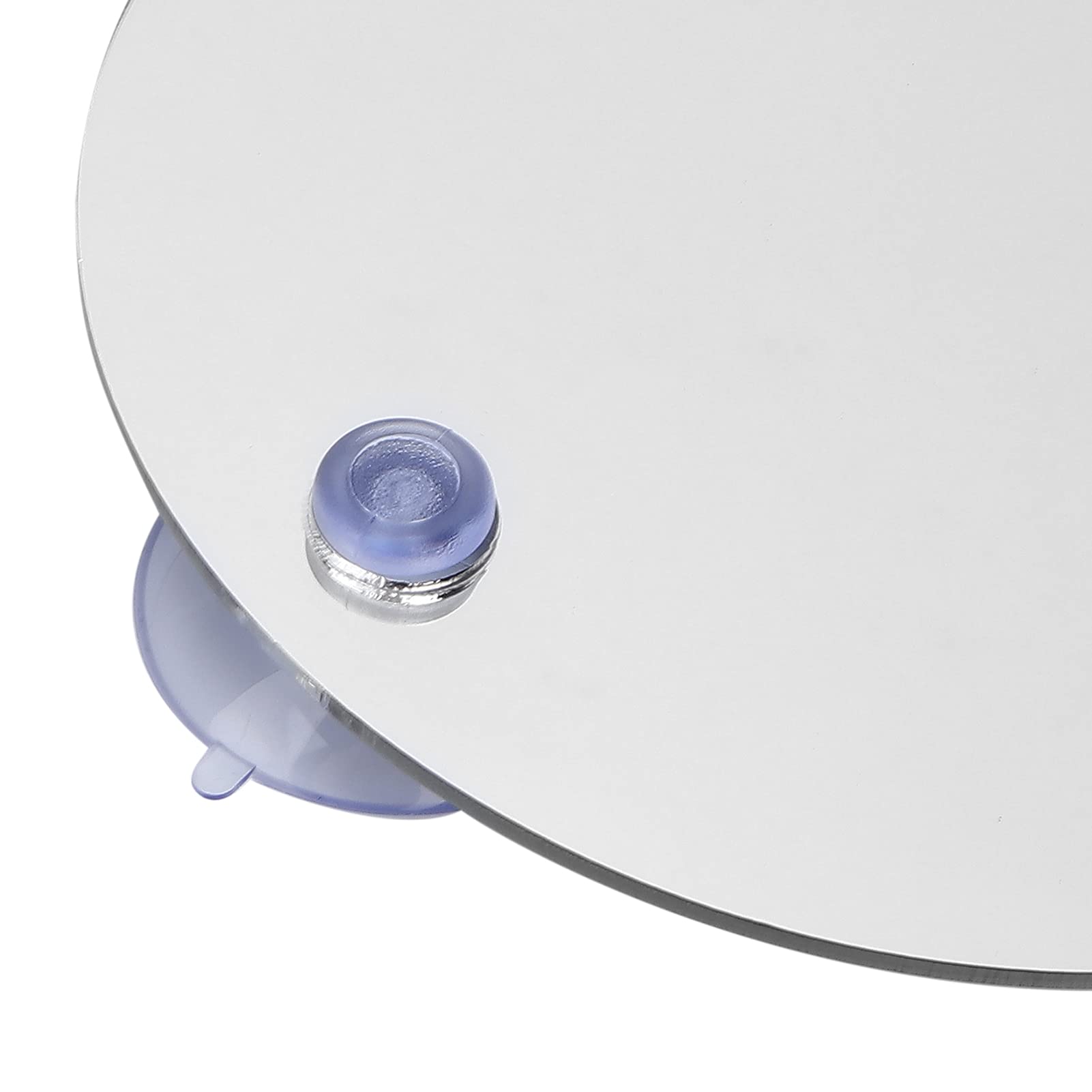 JERYS Fogless Shower Mirror with Razor Holder - Anti-Fog Bathroom Mirror for Shaving, Shatterproof Design with Powerful Suction Cups - Perfect for Steam Showers, Grooming & Travel