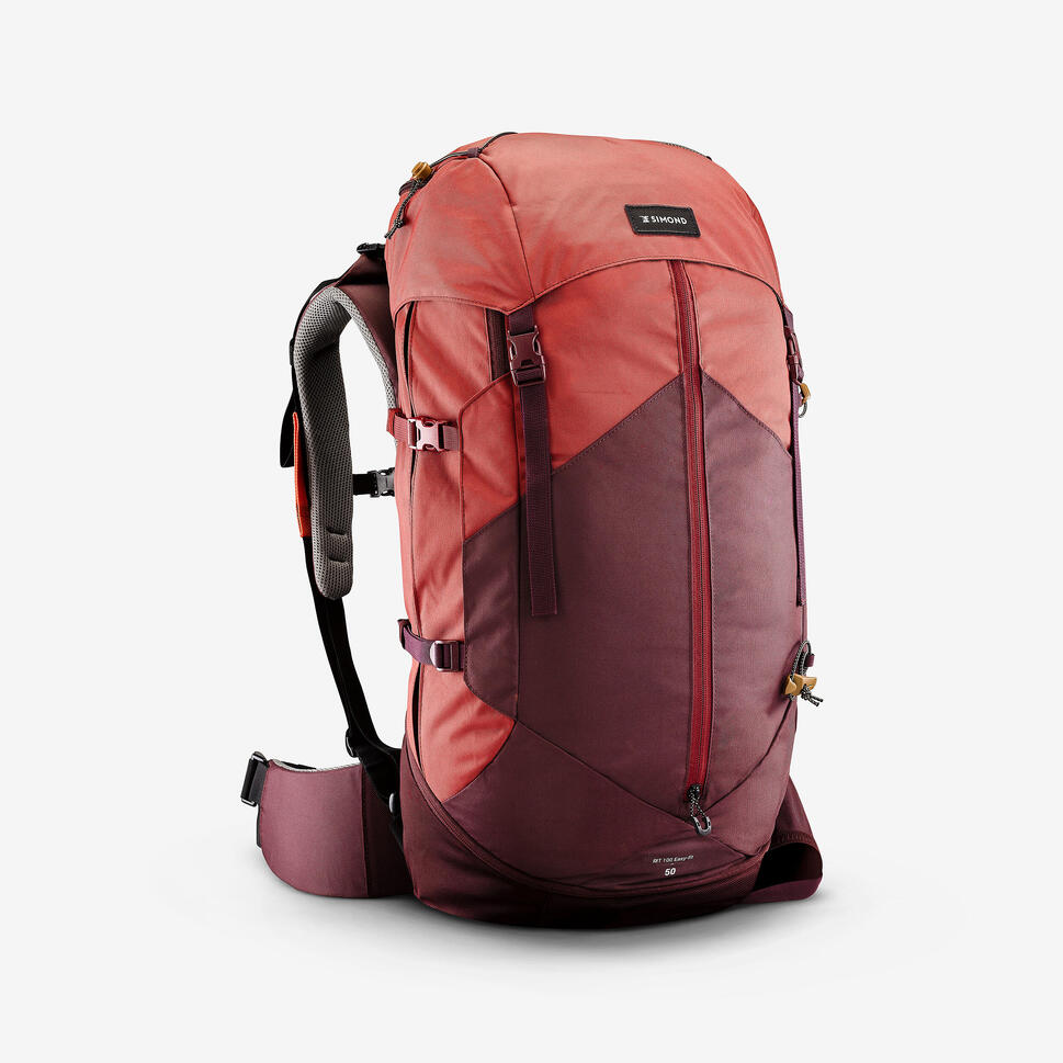 Simond Women's MT100 Easyfit 50L Backpacking Pack - Lightweight Hiking Backpack for Women with Adjustable Straps - Perfect for Camping, Trekking & Outdoor Adventures
