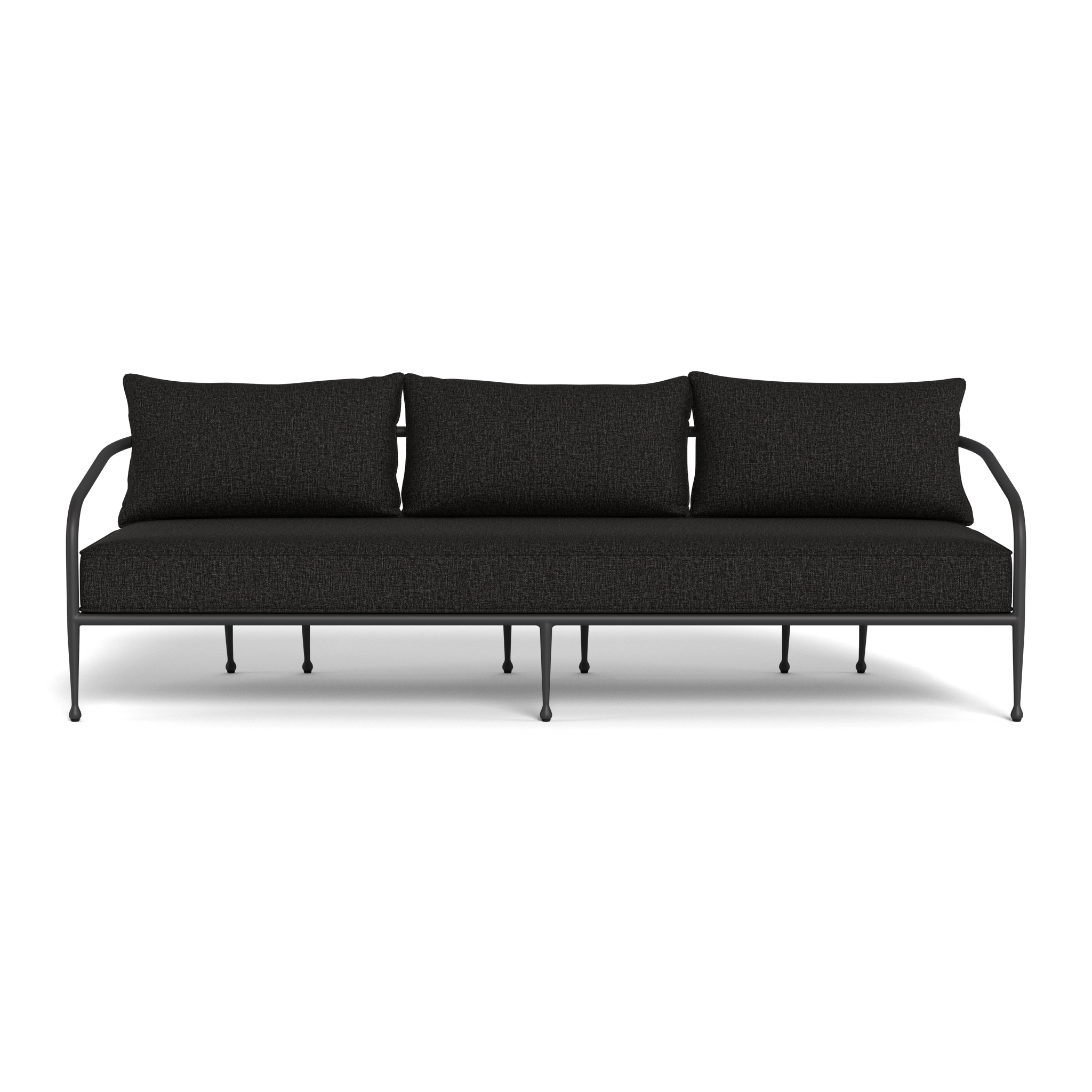 Andre 3-Seater Modern Sofa - Comfortable Fabric Couch for Living Room, Lounge & Family Room - Perfect for Small Spaces & Apartment Decor