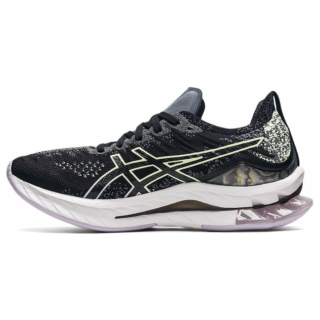 Asics Women's Gel Kinsei Blast Running Shoes - Black/Illuminate Yellow | Lightweight Cushioned Sneakers for Jogging, Gym Workouts & Daily Wear