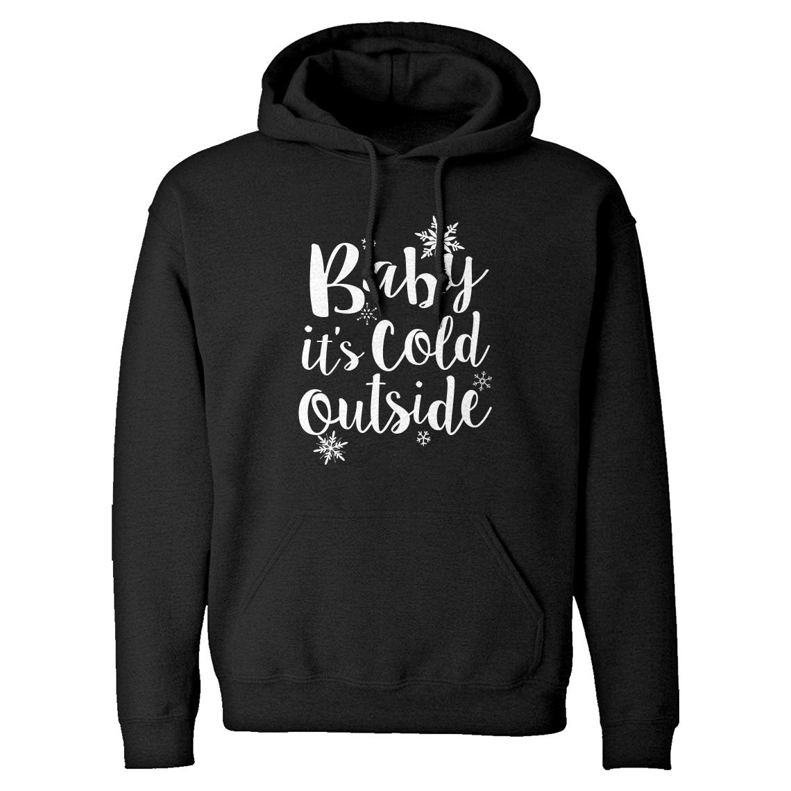 Indica Plateau 'Baby It's Cold Outside' Unisex Hoodie - Cozy Winter Pullover for Men & Women - Perfect for Outdoor Activities & Casual Wear