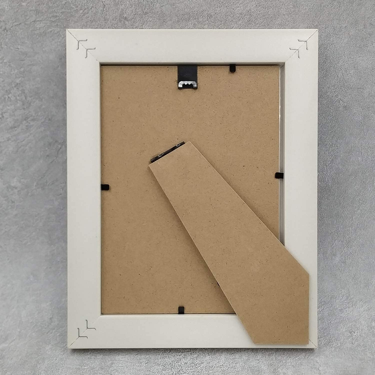 5x7 White Picture Frames - Wall & Desktop Display for Photos