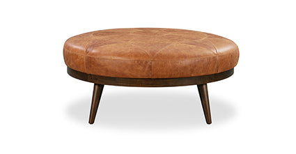 Premium Gio Leather Ottoman - Soft & Durable Footrest, Storage Bench, Living Room Decor - Perfect for Home, Office & Lounge Relaxation