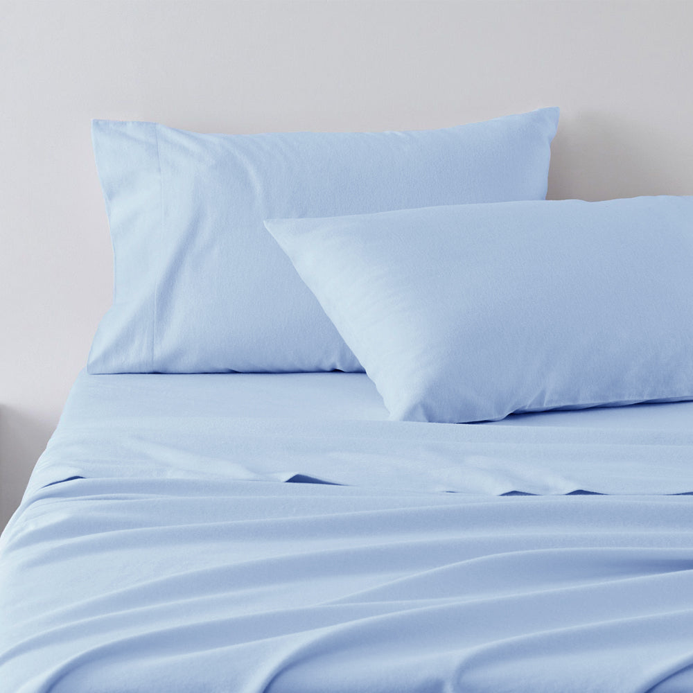 100% Cotton Flannelette Sheet Set - Super King Size (50cm) | Ultra Soft & Breathable Bedding | Perfect for Cozy Winter Nights & Guest Rooms