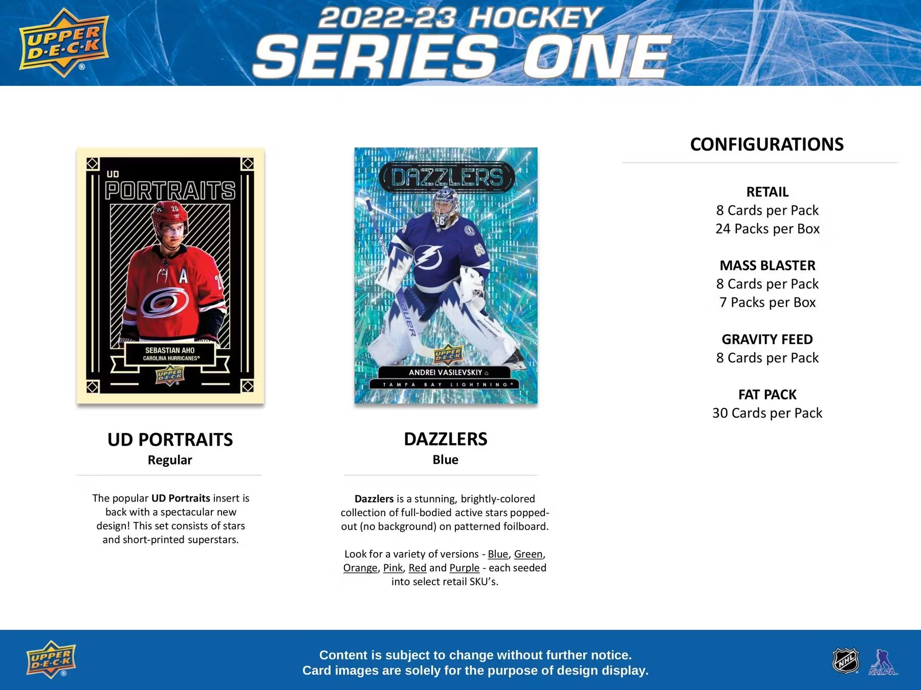 2022-23 Upper Deck Series 1 Hockey 12 Tin Case - Premium NHL Trading Cards Collection for Collectors & Fans - Perfect for Gifts, Investments, and Sports Memorabilia Displays