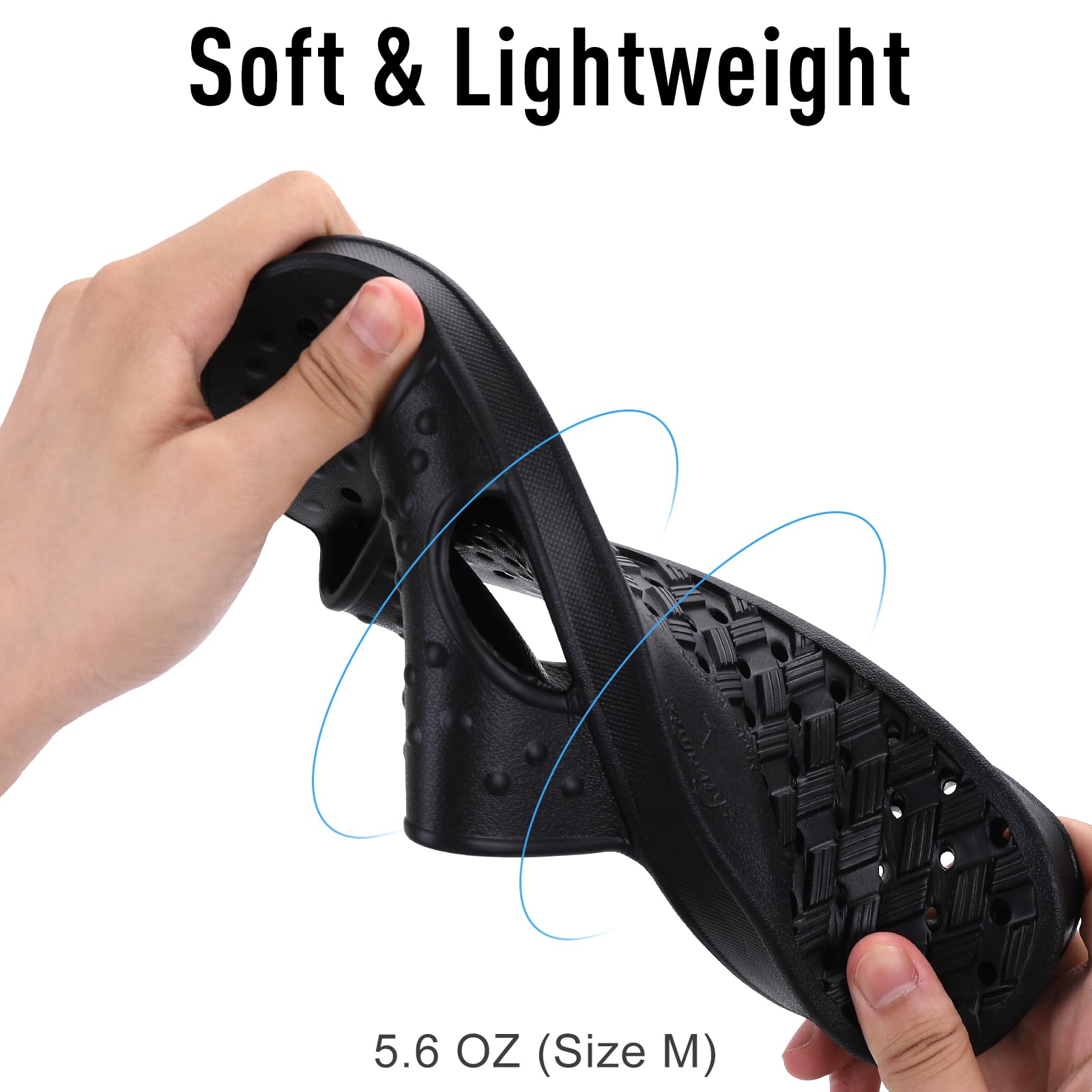 Women's Quick-Drying Shower Shoes with Arch Support - Lightweight Pool Slides & Beach Sandals with Drain Holes for Swimming, Spa, and Gym