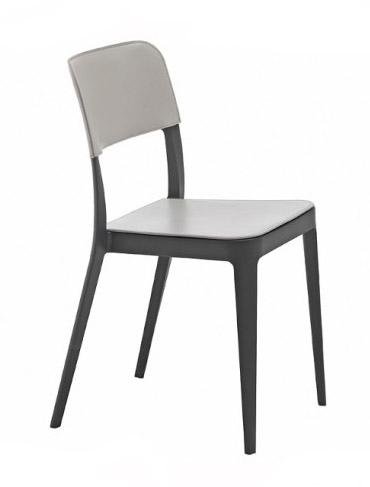 Midj Nene Side Chair - Modern PP & CU Dining Chair for Kitchen, Restaurant, or Office Use - Ergonomic Comfort & Stylish Design