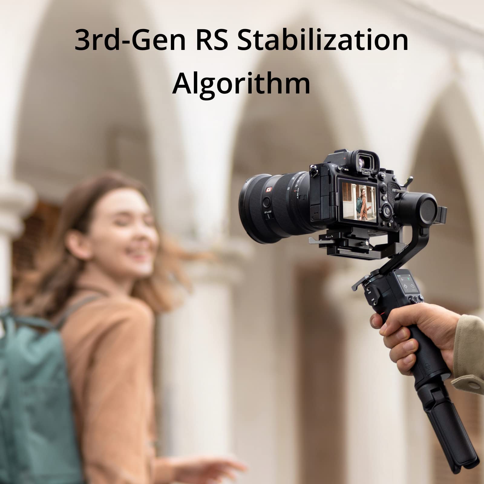 DJI RS 3 Mini 3-Axis Gimbal Stabilizer for Canon Sony Panasonic Nikon Fujifilm Cameras - 2kg (4.4lbs) Payload, Bluetooth Control, Vertical Shooting | Perfect for Vlogging, Travel & Action Videography