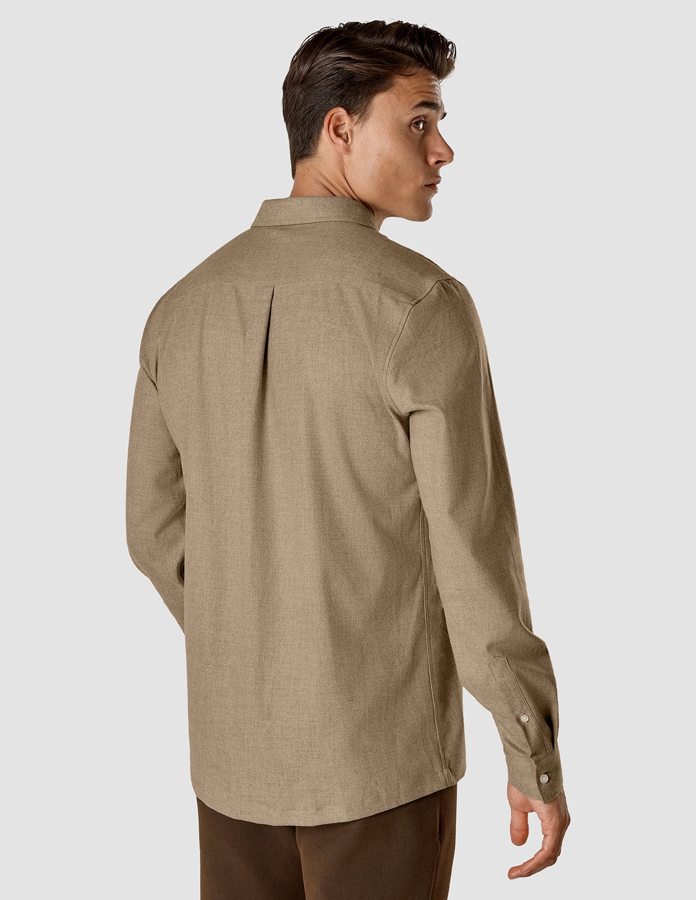 Men's Casual Khaki Shirt - Comfortable & Stylish Button-Up for Everyday Wear | Perfect for Work, Outings & Relaxation