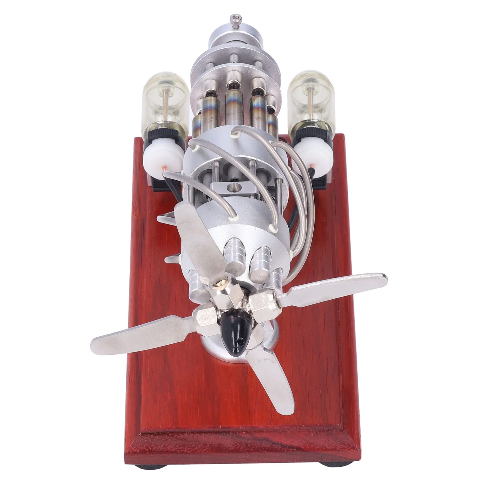 Hilitand 16 Cylinder Hot Air Stirling Engine Model - Educational Science Toy, Electricity Generator Kit for Adults & Kids - Perfect for STEM Learning, DIY Projects & Unique Gifts