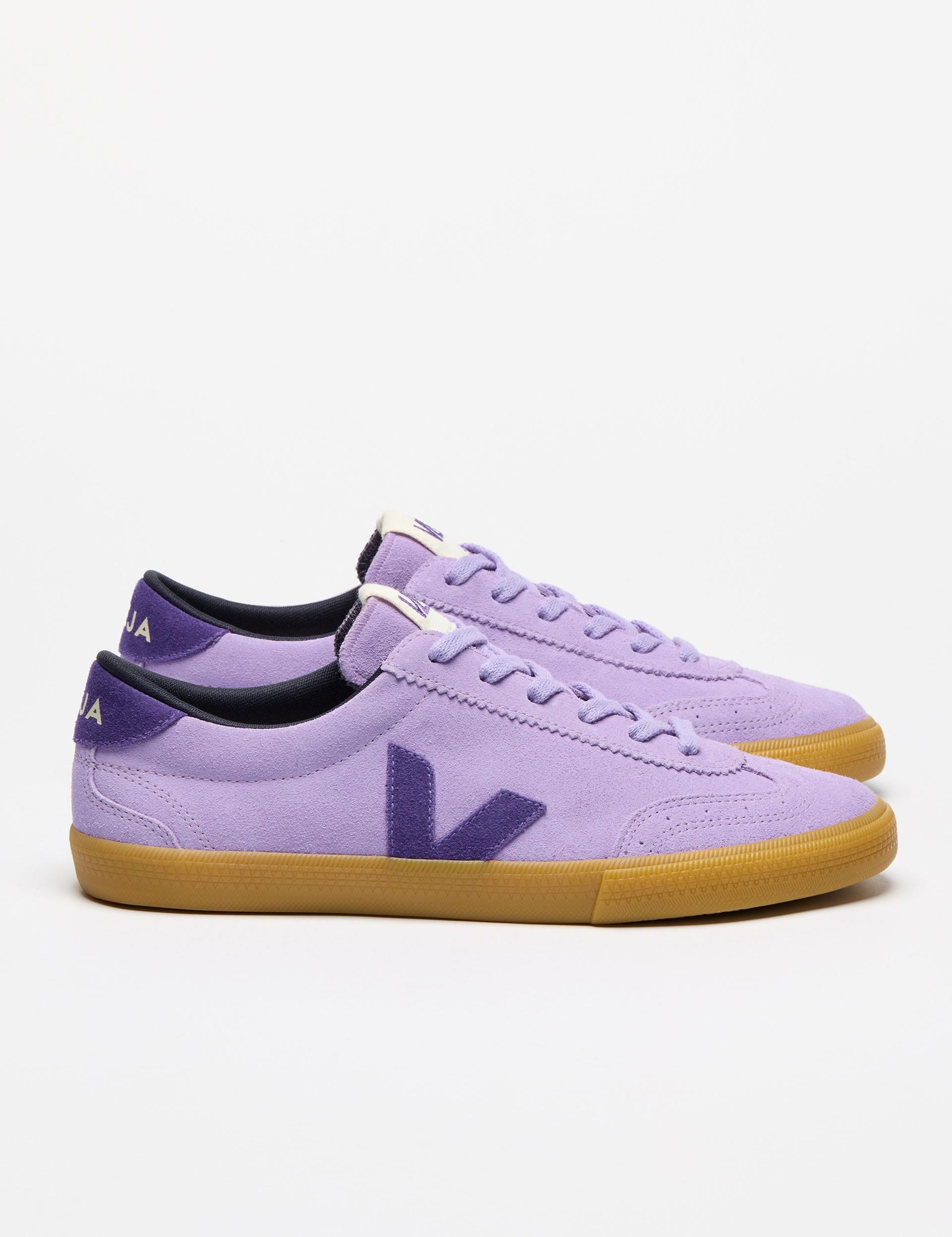 Volley Suede Sneakers in Lavender Purple - Comfortable & Stylish Women's Shoes for Casual Wear, Running, and Outdoor Activities