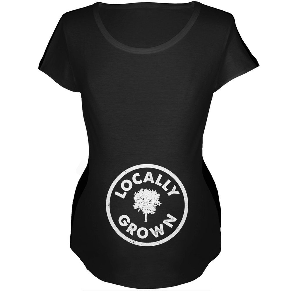 Organic Cotton Baby Black Maternity T-Shirt - Soft & Comfortable Pregnancy Tee for Expecting Moms - Medium Size - Perfect for Everyday Wear, Maternity Photos & Baby Showers