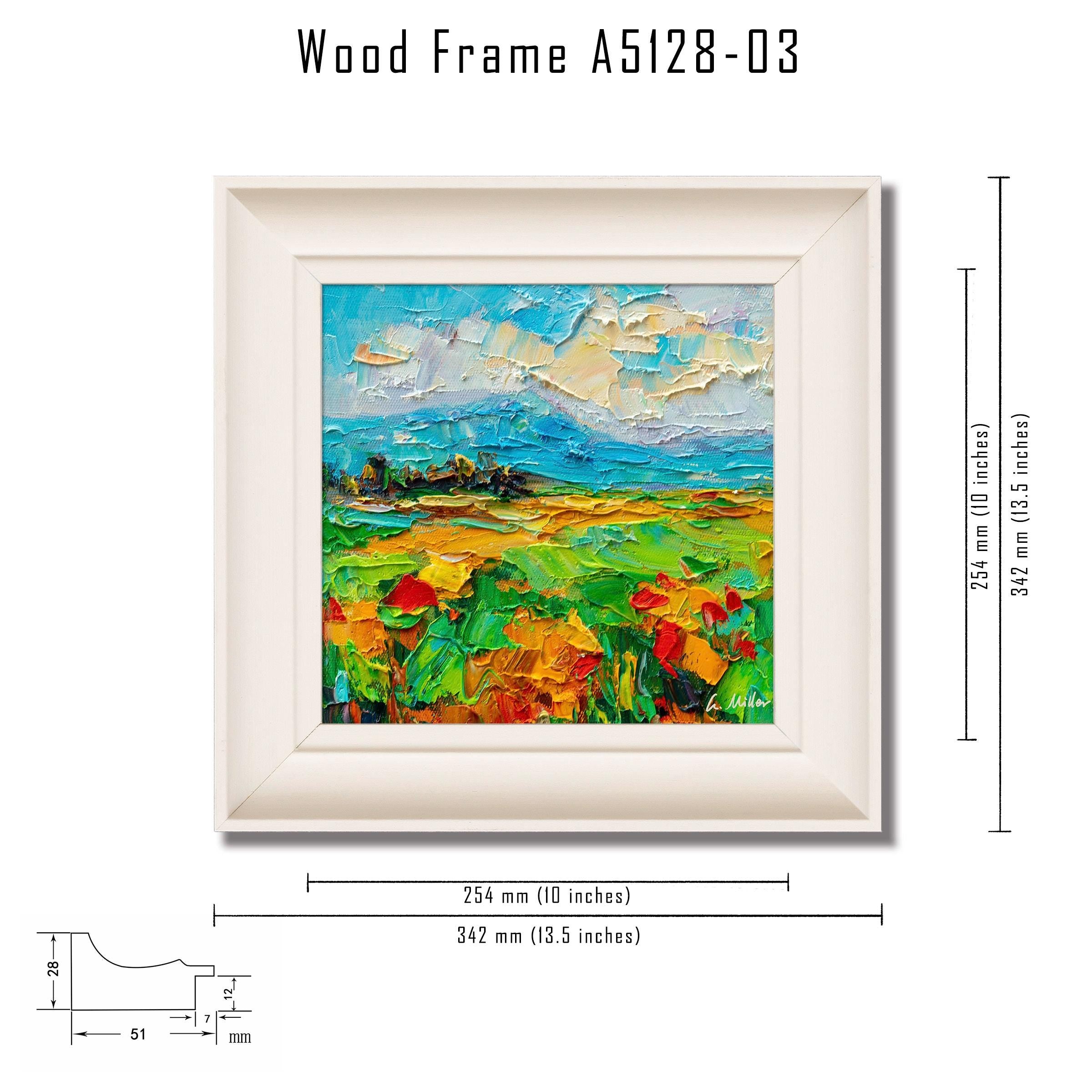 Vibrant Landscape Dreamscape - Original Abstract Expressionist Oil Painting - Modern Wall Art for Living Room & Office Decor