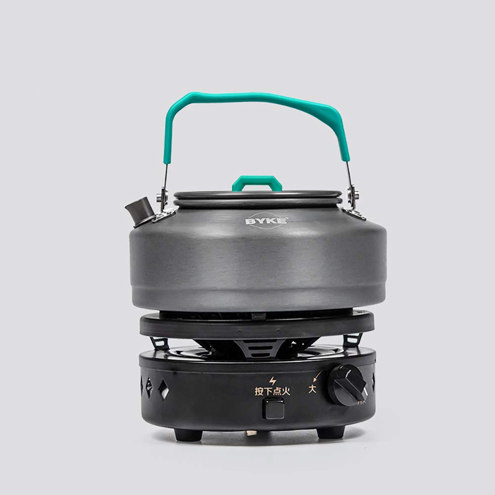 **Portable Windproof Camping Stove with Pulse Ignition - Outdoor Gas Stove for Backpacking, Hiking & Picnics - Compact & Lightweight Design for Easy Travel**