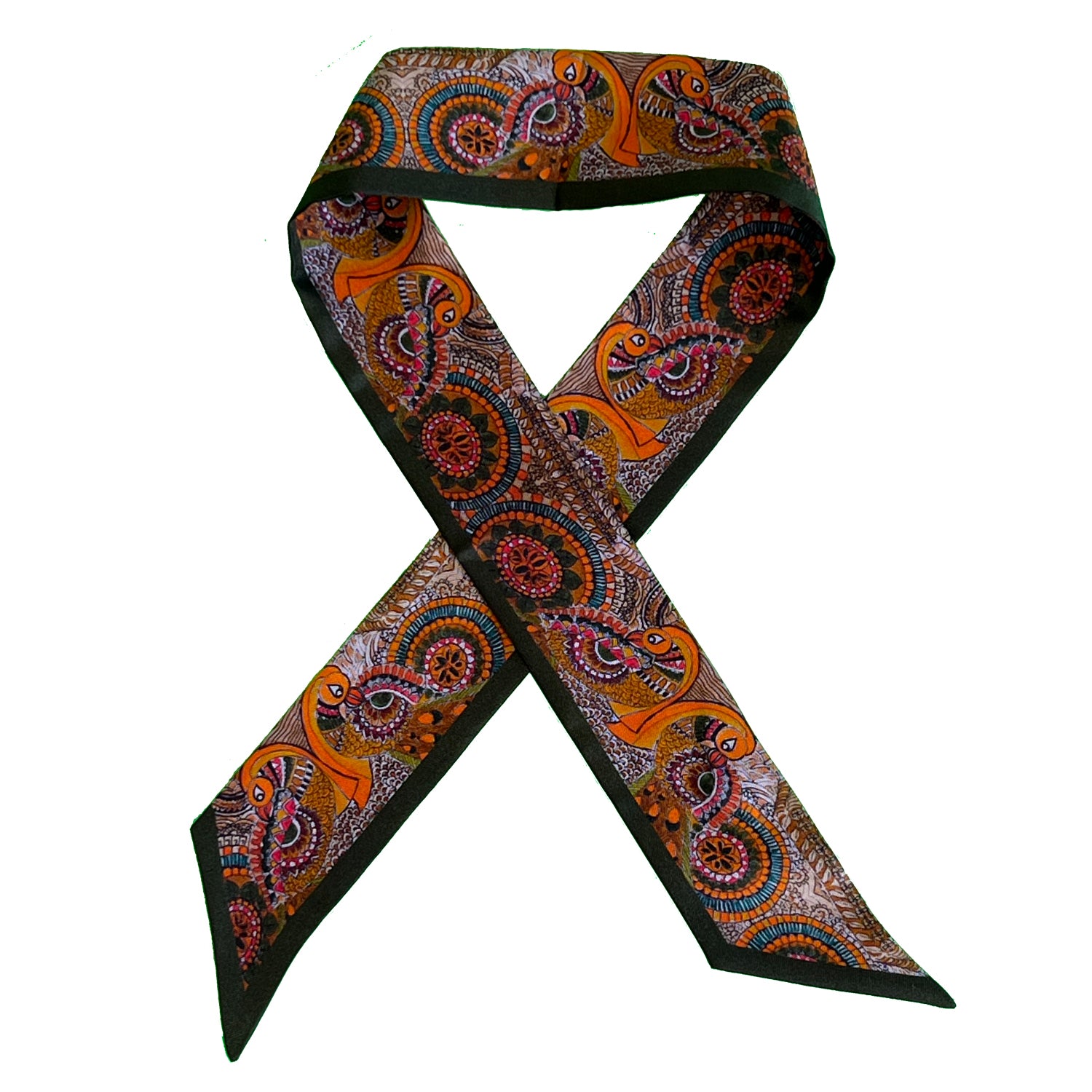 India Twilly Scarves - Elegant Silk Hair & Neck Accessories for Women | Perfect for Weddings, Parties & Everyday Fashion