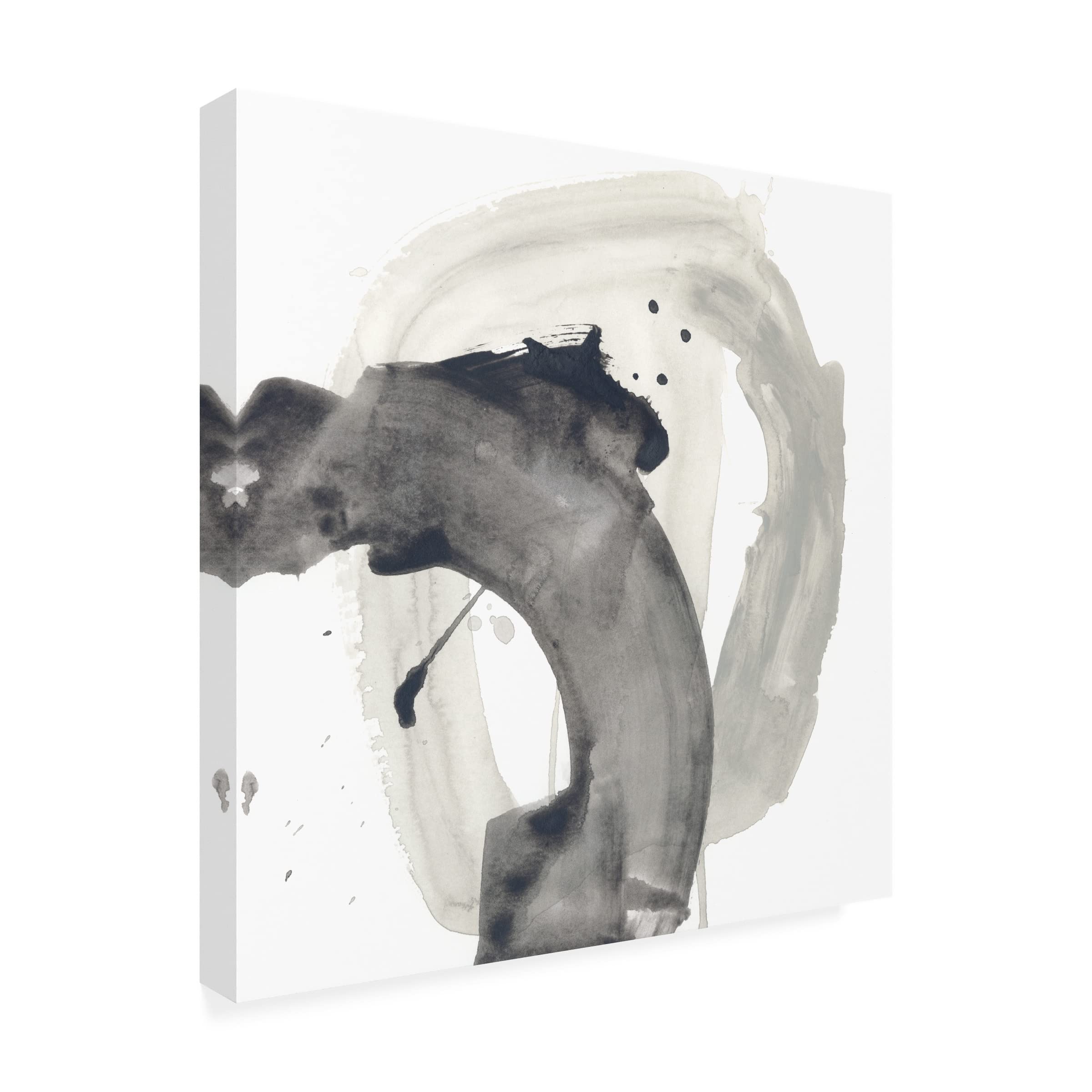 June Erica Vess 'Swath VI' Canvas Wall Art Print - Modern Abstract Painting for Living Room, Bedroom & Office Decor