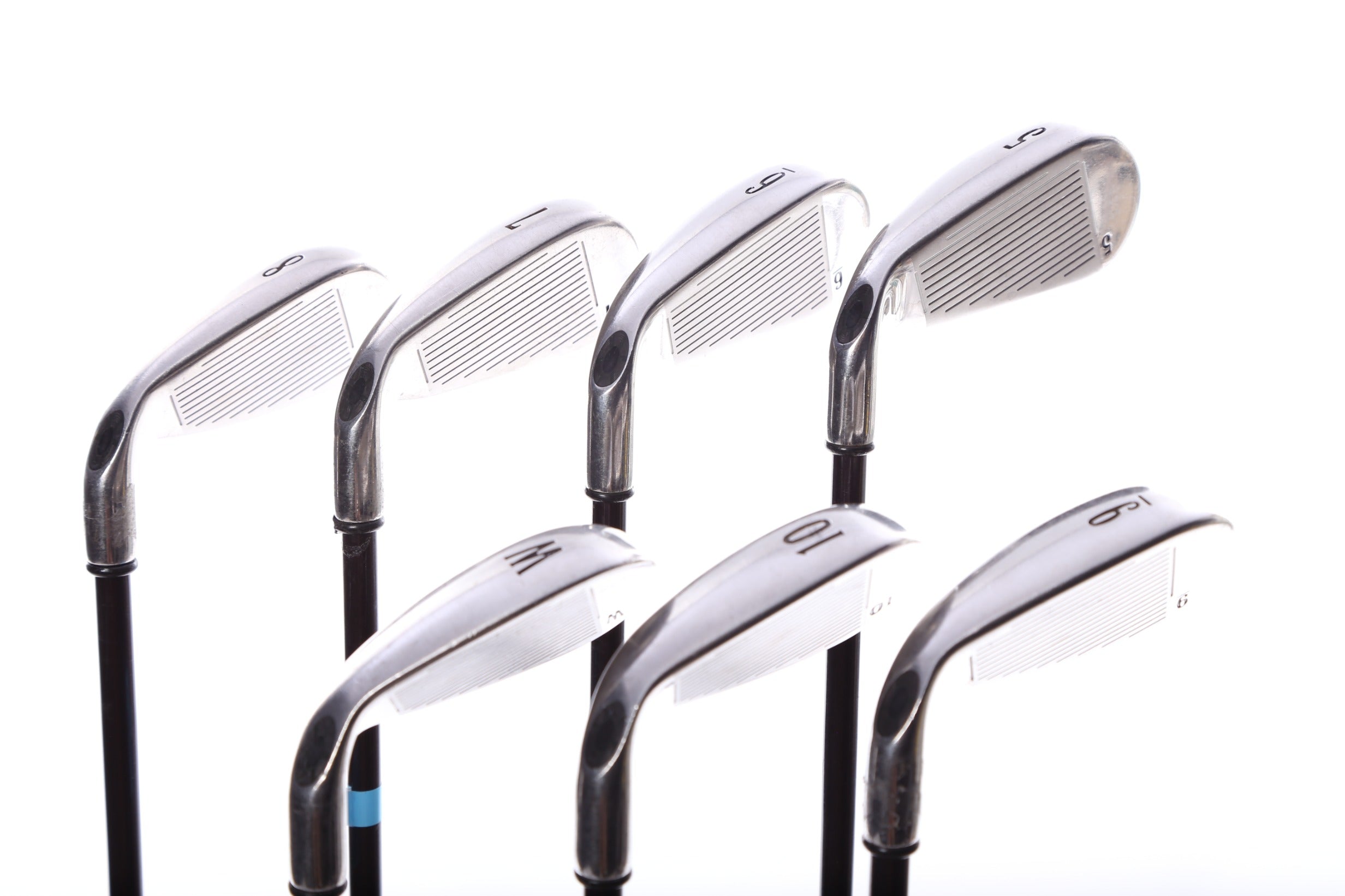 Used Callaway Big Bertha Gems Iron Set - Right Handed 5-PW, GW - Ladies Flex Graphite Shafts - Perfect for Women Golfers & Beginners on the Course