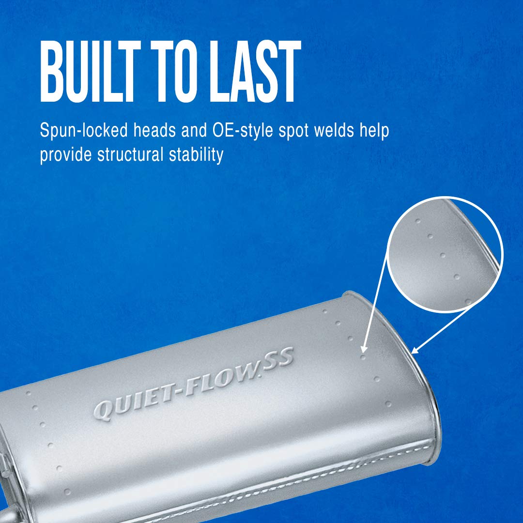 Walker Quiet-Flow SS 22799 Direct Fit Exhaust Muffler 2.25