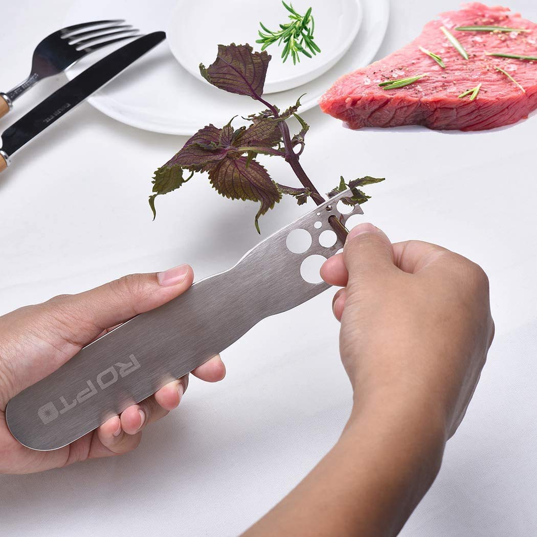 Efficient Herb Stripper Tool for Kale, Chard & Collard Greens | Leafy Greens Stem Remover | Perfect for Cooking, Meal Prep & Gardening