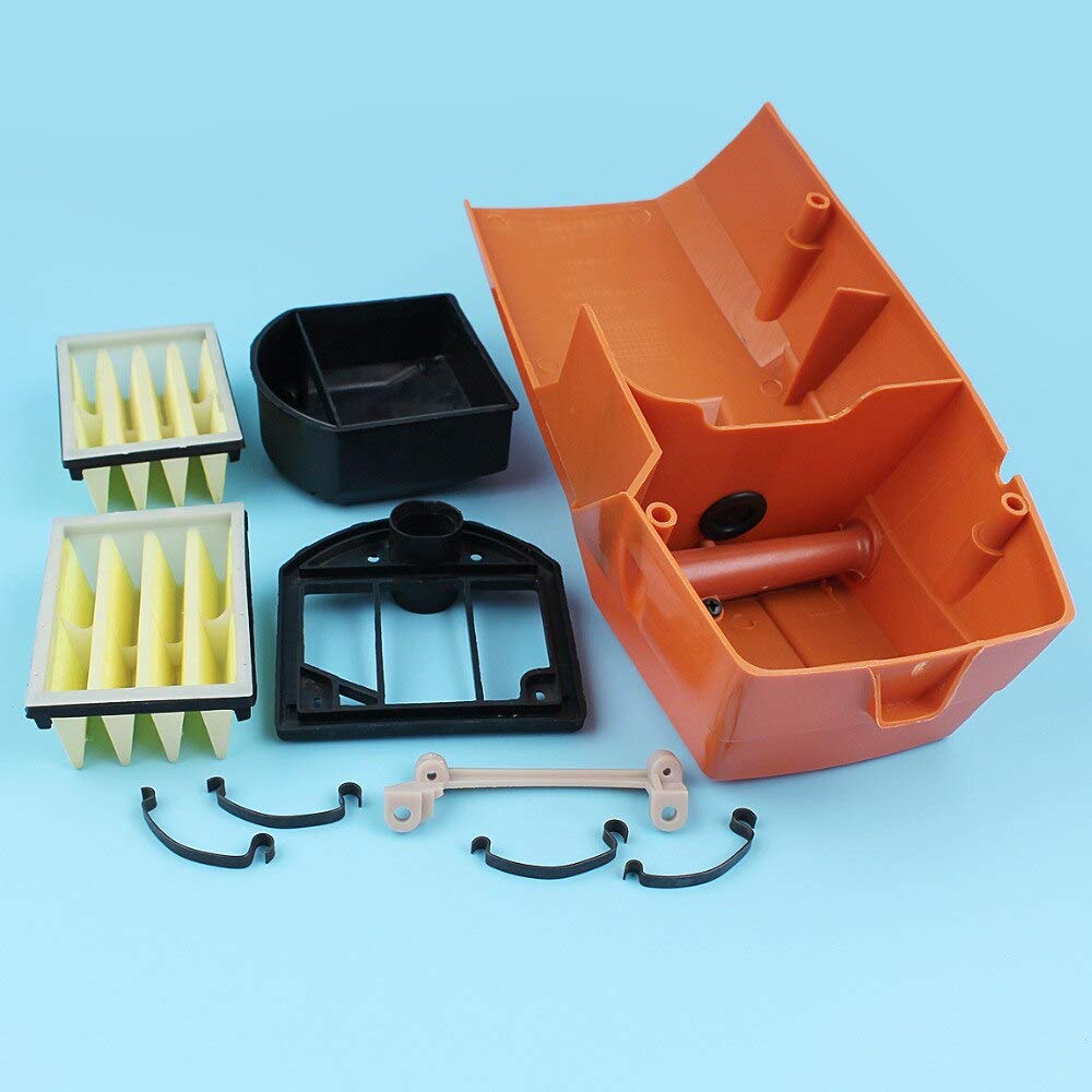 Husqvarna 268 272 272 XP Chainsaw Engine Cylinder Cover Air Filter Clip Bracket (Part #503406001) - Durable Replacement Tool for Forestry & Woodcutting