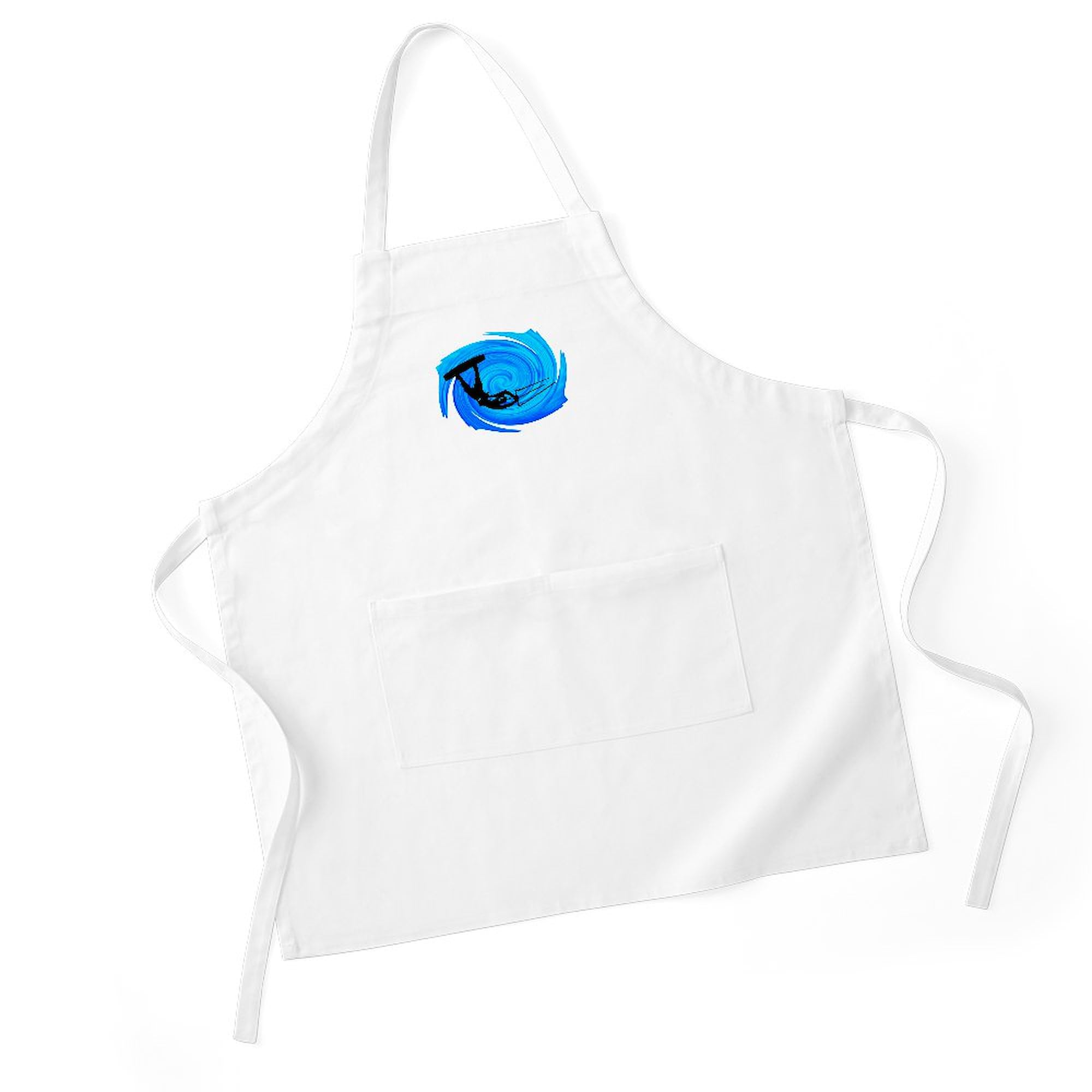 **CafePress KITEBOARD Kitchen Apron with Pockets - Adjustable Grilling & Baking Apron for BBQ, Cooking, and Baking - Perfect for Chefs, Home Cooks, and Outdoor Grilling**