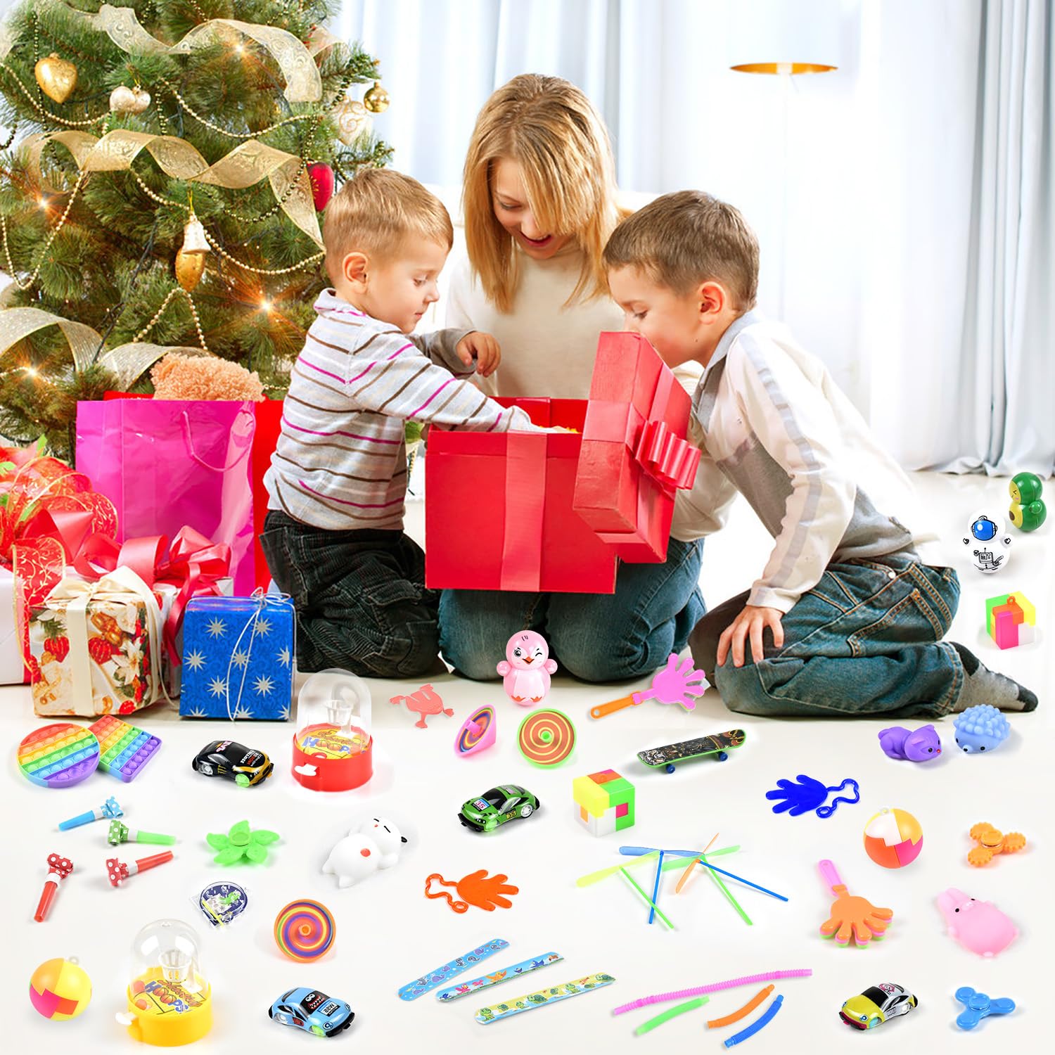 150 pcs Kids Party Favors Bulk - Pinata Stuffers, Goodie Bag Fillers, Treasure Box Prizes for Birthday Parties, Classroom Rewards & Fidget Toys | Perfect for Birthdays, School Events & Party Games
