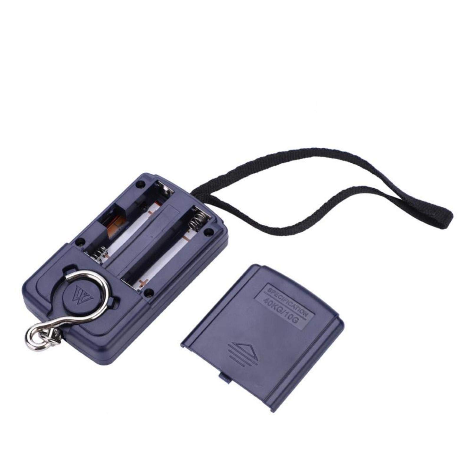 VGEBY Digital Fishing Scale 40kg/88lb Portable Hanging Scale with Hook - Accurate Electronic Weighing Tool for Fishing, Luggage, Hunting, and Outdoor Activities (Battery Not Included)