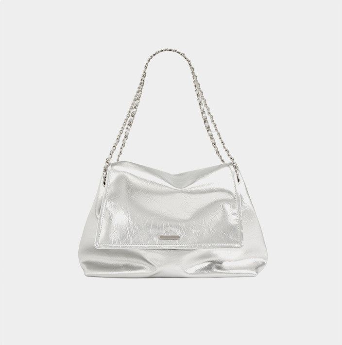 Stylish Modern Chain Shoulder Bag for Women - Trendy Crossbody Purse with Adjustable Strap - Perfect for Work, Travel & Evening Out