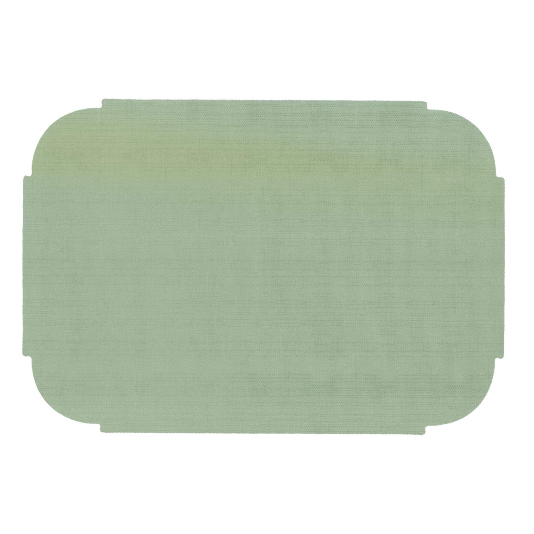 Hoffmaster 309044 Tiffany Edge Soft Sage Paper Placemats - 9.75