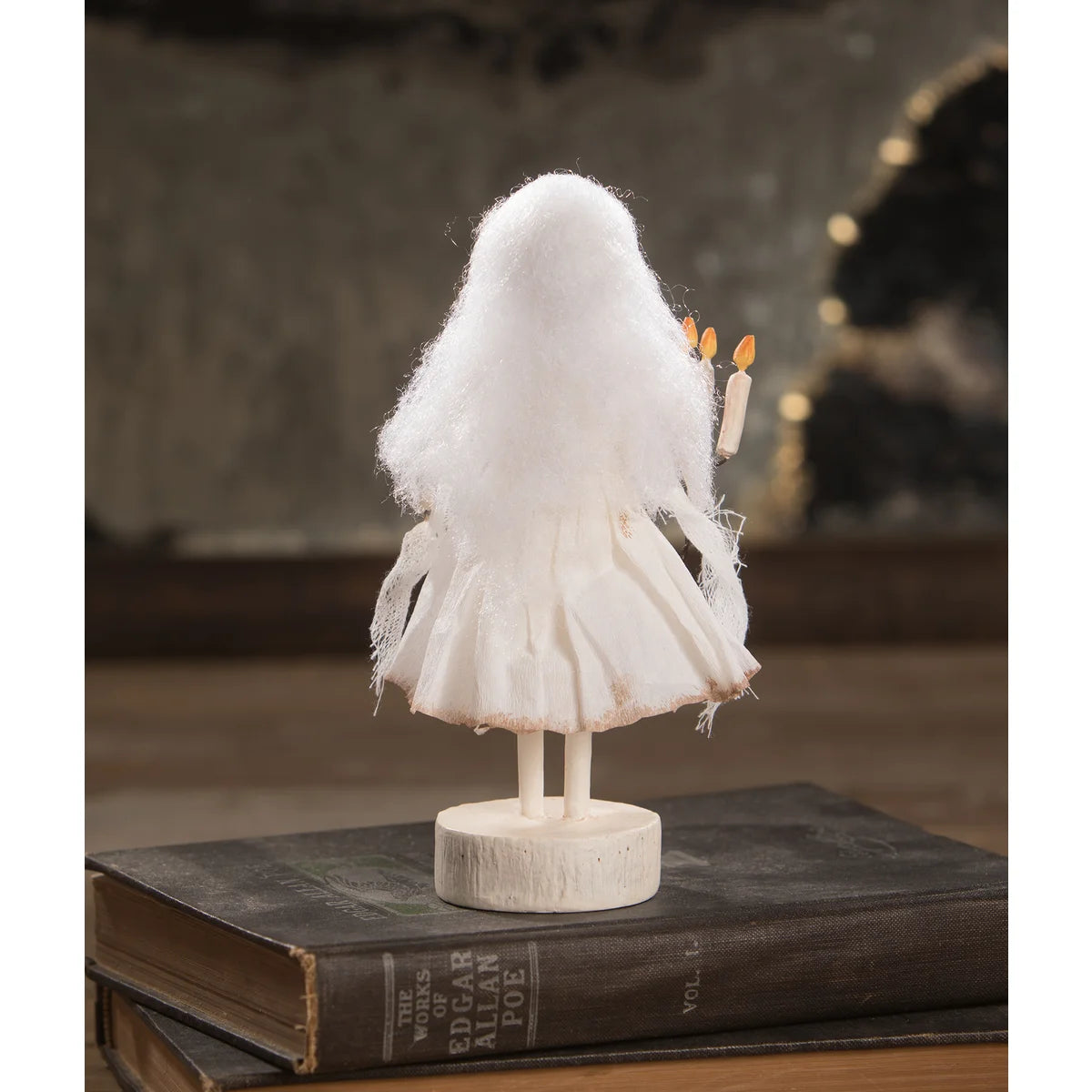 Bethany Lowe Designs Ghostie Girl With Candelabra - Spooky Halloween Decor for Home, Party & Haunted House Decorations
