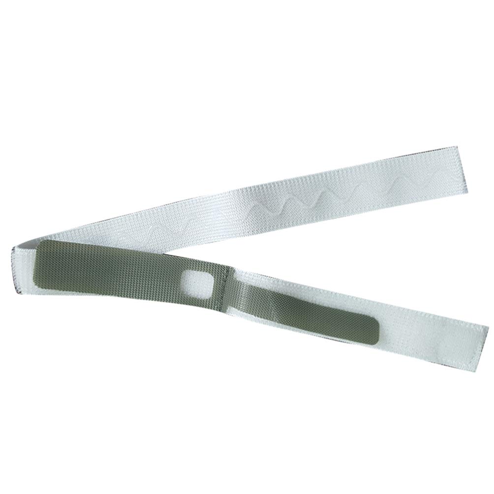 Healifty Catheter Leg Strap - Adjustable Urinary Catheter Holder for Men & Women, Catheter Tube Stabilizer with Soft Padding, Urine Bag Support (White) - Ideal for Post-Surgery, Home Care & Hospital Use