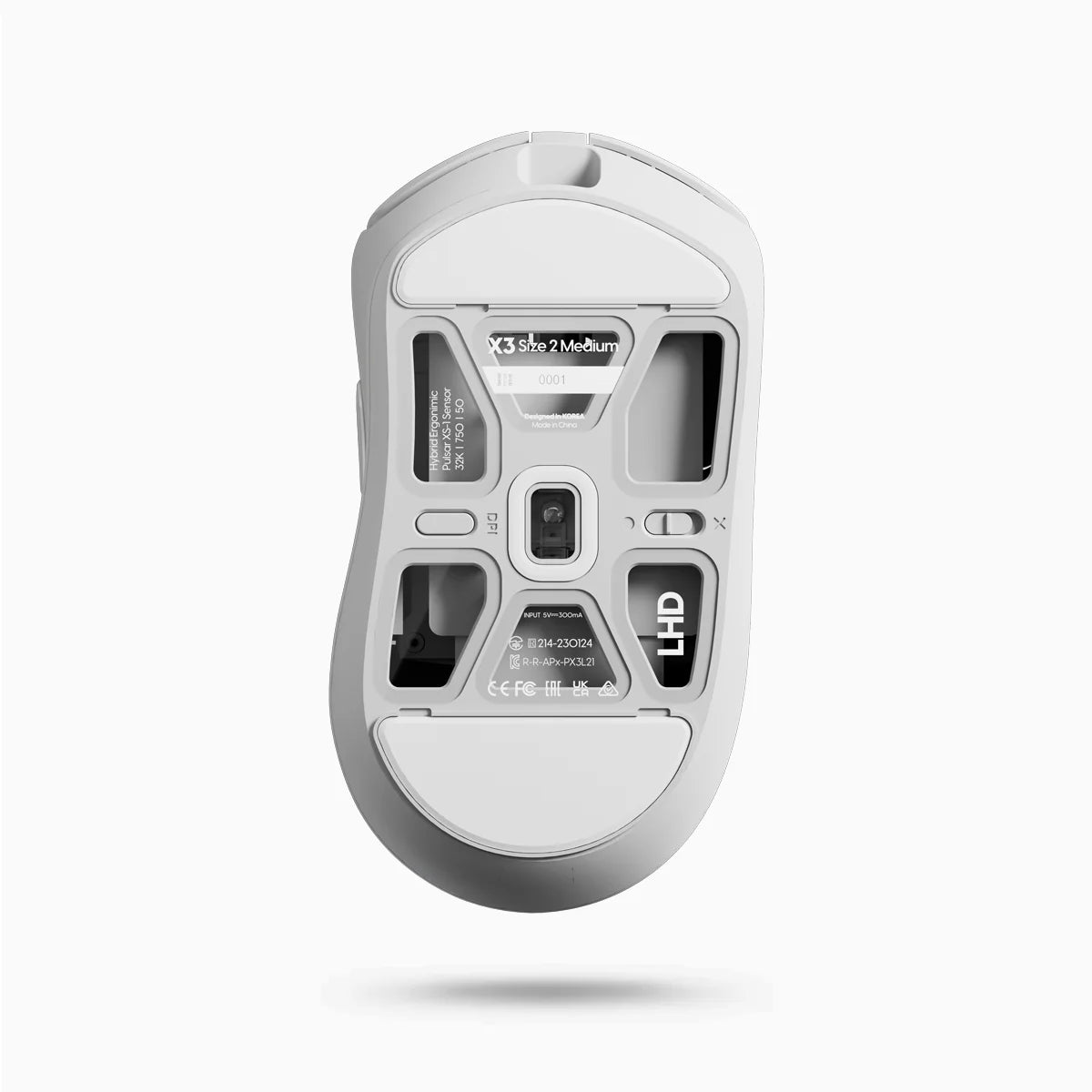Pulsar X3 LHD Medium Wireless Gaming Mouse - Lightweight Ergonomic Design for FPS & MOBA Games - Perfect for Esports & Competitive Gaming